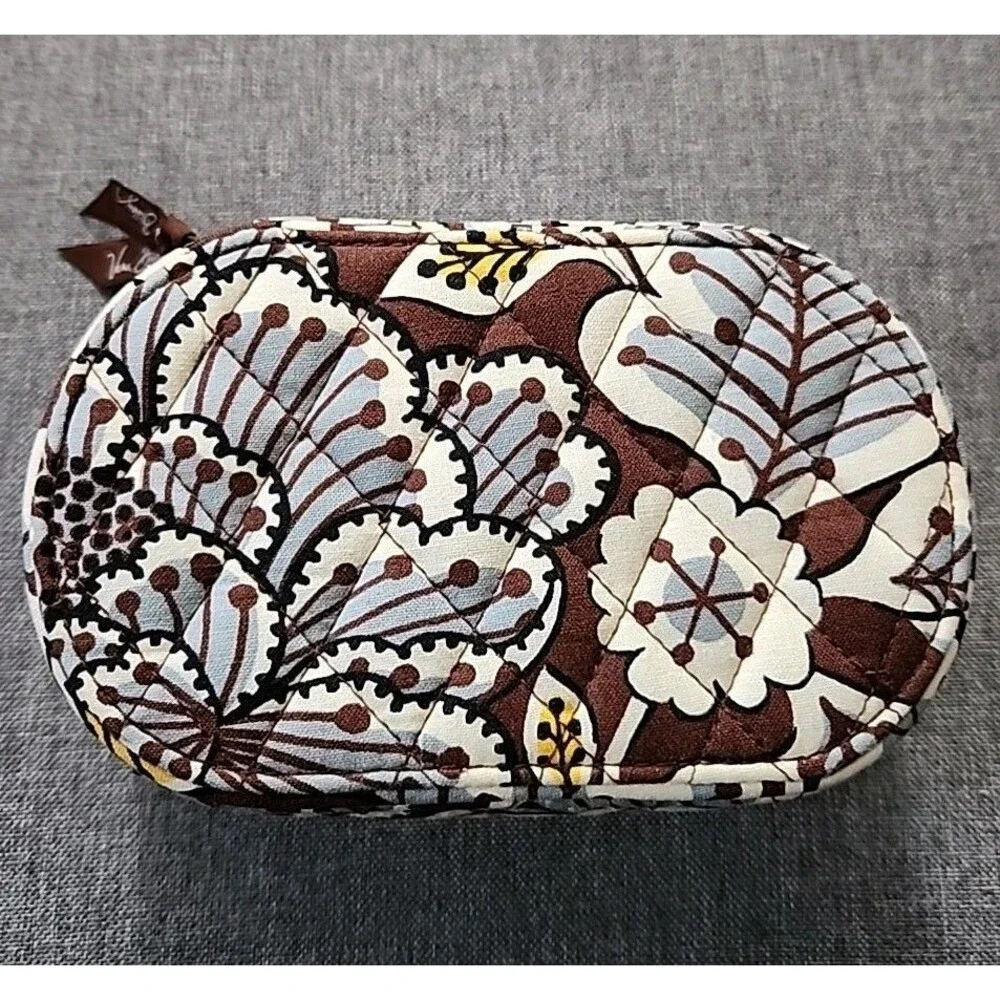 Vera Bradley Floral Quilted Travel Jewelry Case
